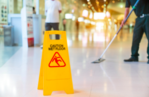 General liability insurance can’t stop the lawsuit, but it can help alleviate the financial burden it may cause if a customer slips in your workplace.