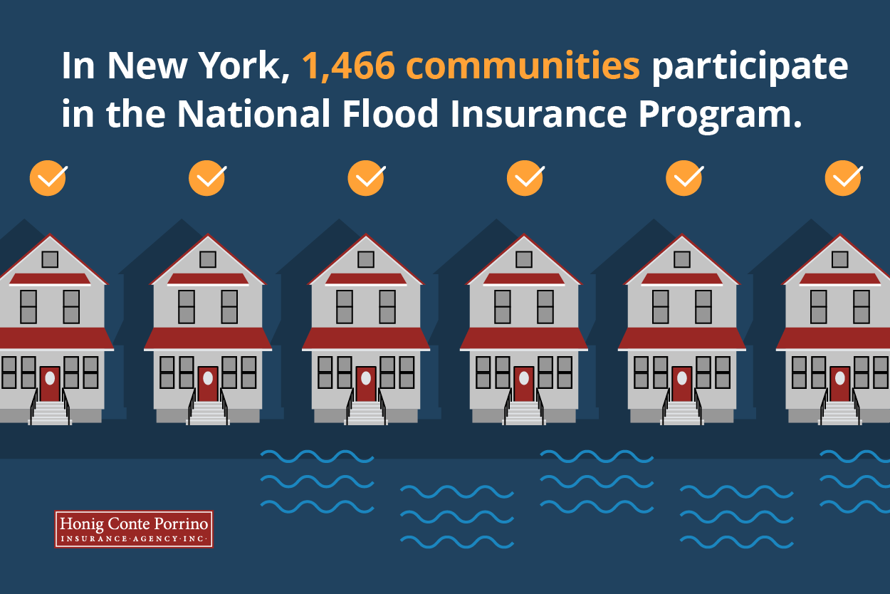 In New York, 1,466 communities participate in the National Flood Insurance Program.